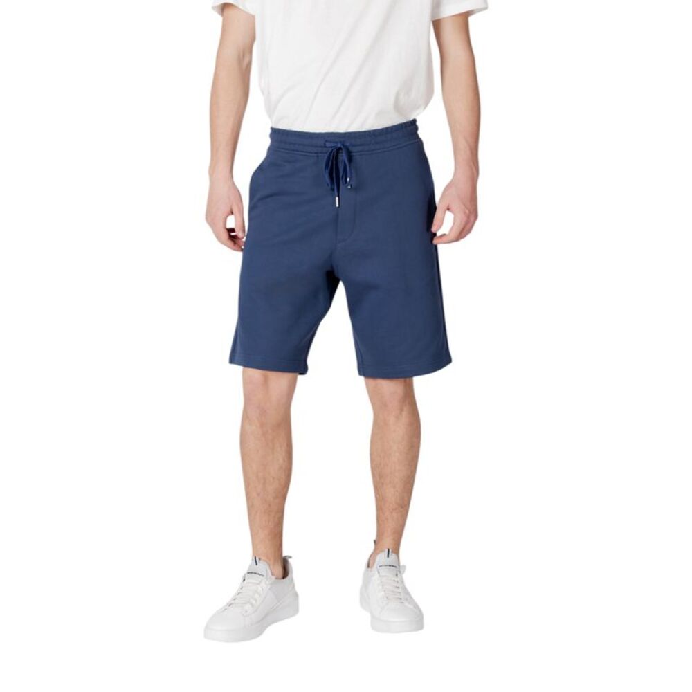 Replay Relaxed Fit Drawstring Shorts Men blue